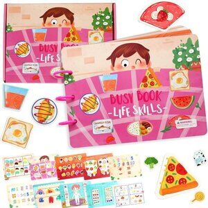 Life Skills Activity Busy Book Montessori Early Learning Preschool, *Box Damage*